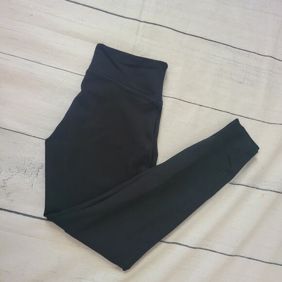 Spanx Size M Tall Black Ponte Knit Pull-On High Rise Shaping Leggings Minimalist - Picture 9 of 9